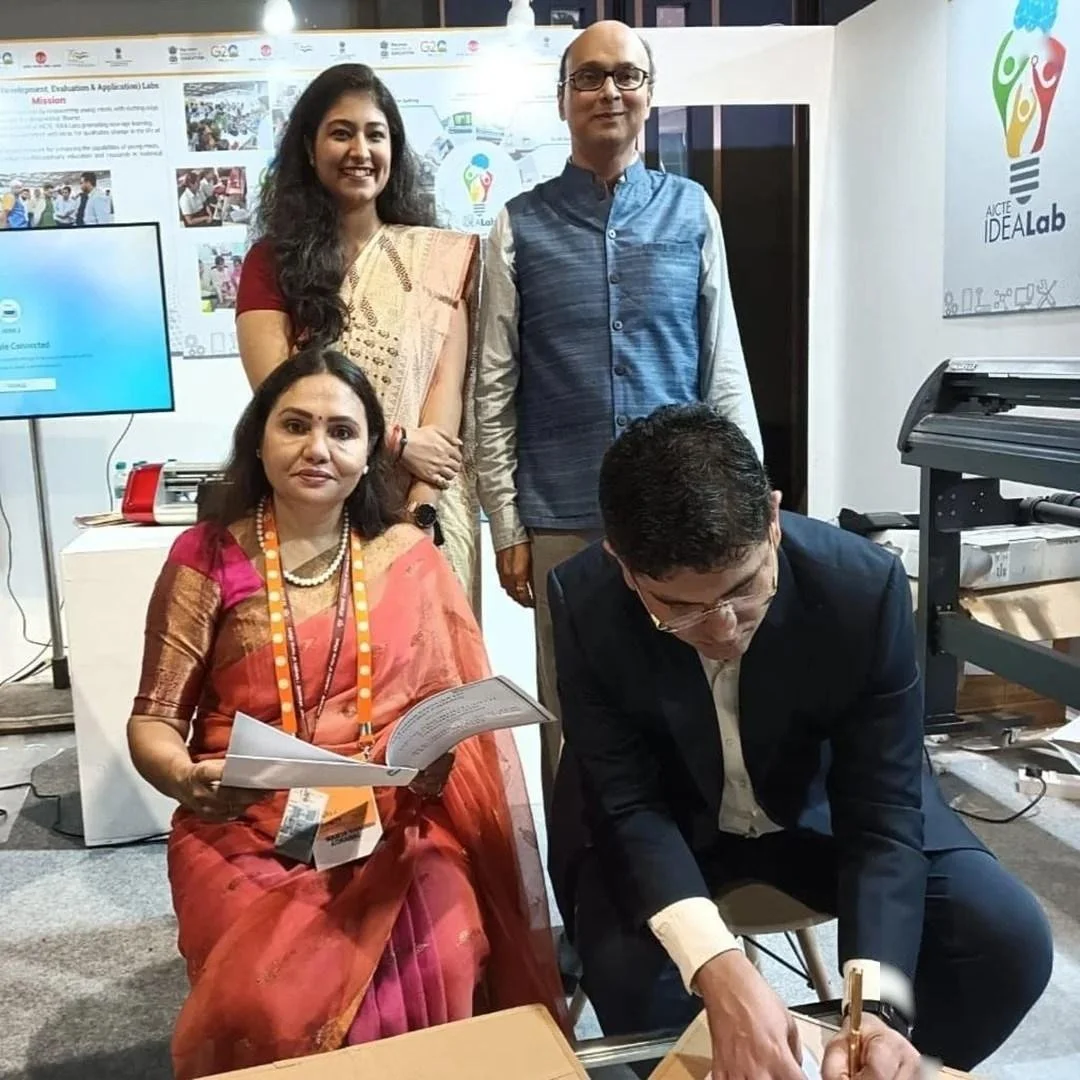 MoU signing ceremony with AICTE