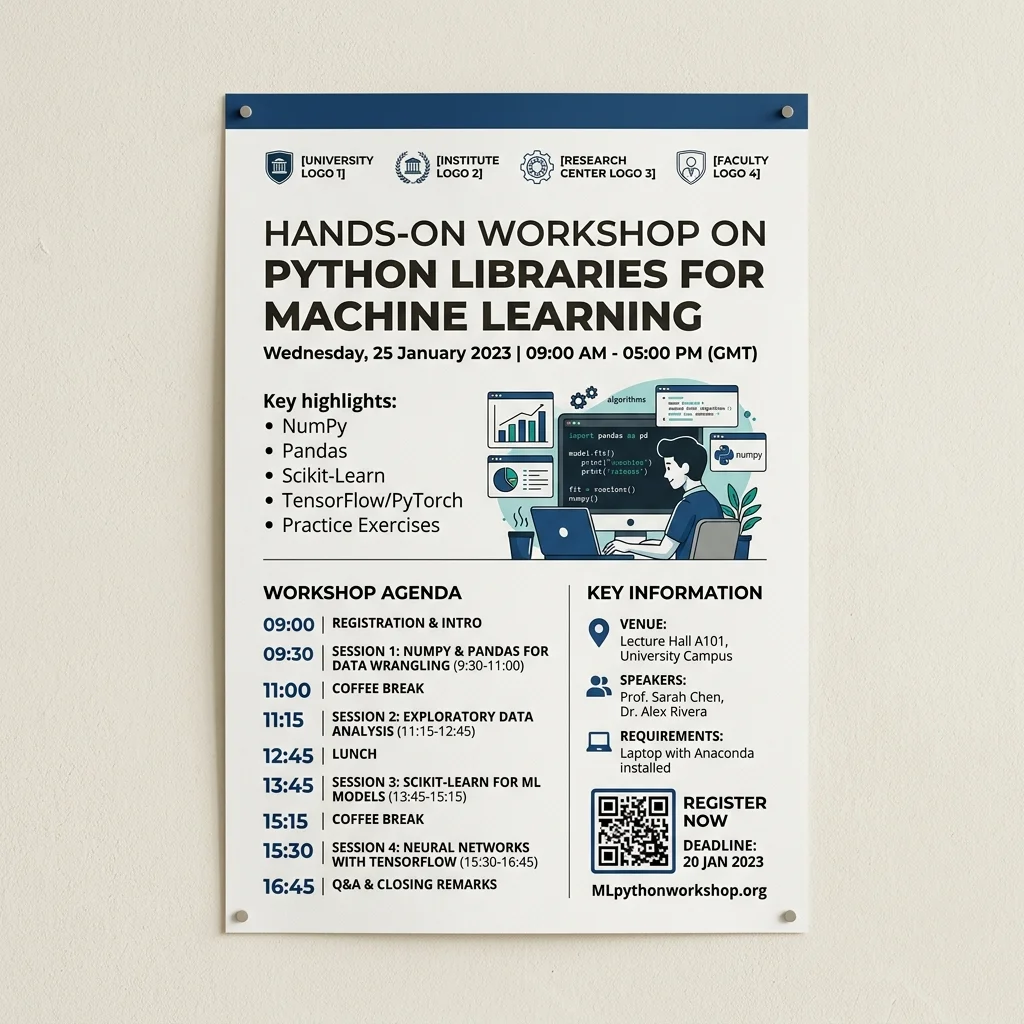 Machine Learning Workshop Poster