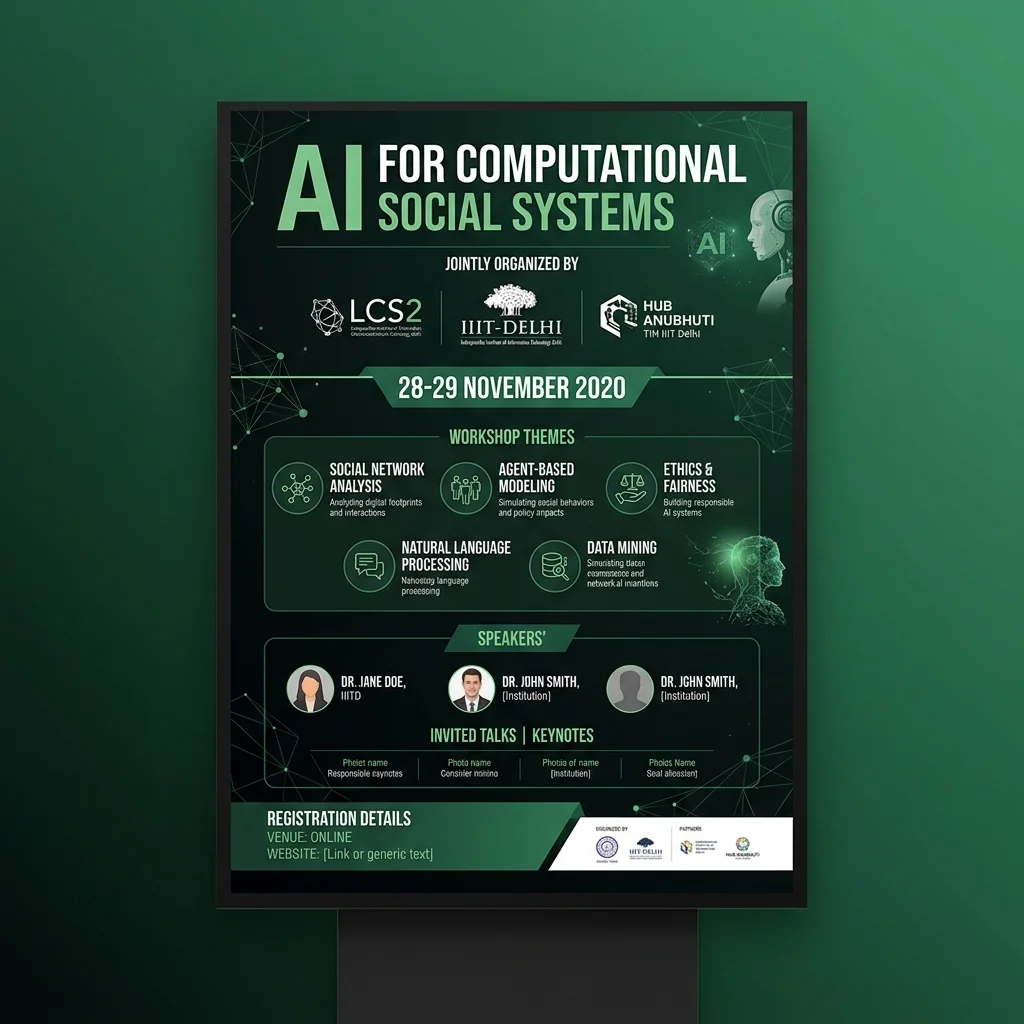 AI Computational Social Systems Poster